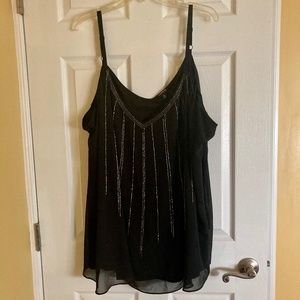 Beaded dressy camisole